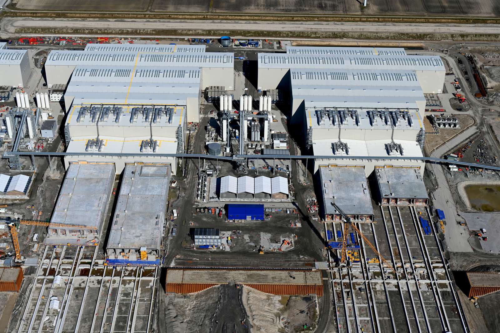 Fehmarnbelt tunnel construction site