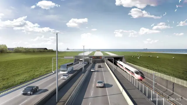 Fehmarnbelt tunnel element design visualization